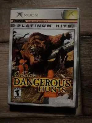 Cabela's Dangerous Hunts: Platinum Hits (Microsoft Xbox, 2003) CIB - Image 1 of 4