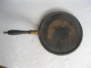 Griswold 9 "Erie" 309 Aluminium Pfanne Holzgriff 11" Durchmesser alles Original - Bild 1 von 8
