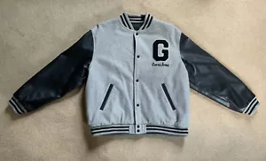 Guess Jeans Varsity Letterman Vintage Wool Flight Reversible Jacket Mint - Picture 1 of 13
