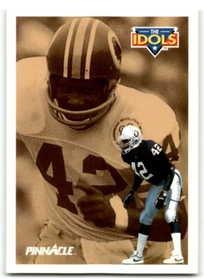 1991 PINNACLE RONNIE LOTT/CHARLEY TAYLOR WASHINGTON REDSKINS/LOS ANGELES RAIDERS - Image 1 of 2