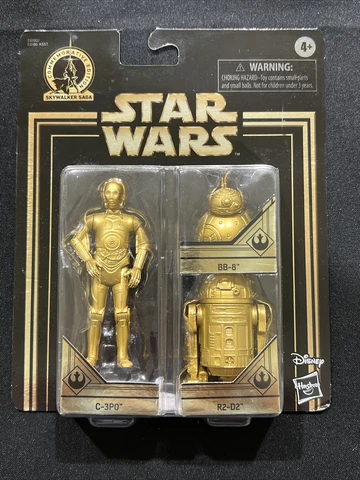 Disney Star Wars Skywalker Saga Commemorative Edition Gold Set C-3PO R2-D2 BB-8 Cover