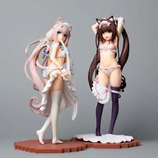 Anime NEKOPARA Vanilla & Chocolat Changing Clothes PVC Figure New No Box toy dol