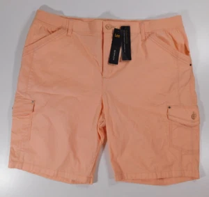Lee Womens Relaxed Fit Mid Rise Bermuda Shorts Size 18 Medium - Picture 1 of 10