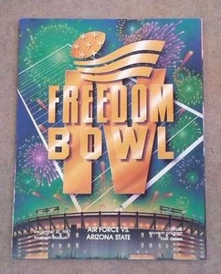 FREEDOM BOWL PROGRAM - 1987 - ARIZONA STATE vs AIR FORCE - MINT - Picture 1 of 2