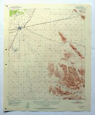 Gila Bend Arizona Vintage USGS Topo Map 1951 South Maricopa Mountains Wilderness