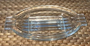 MCM Cenicero Oblongo Vidrio Transparente - Imagen 1 de 10