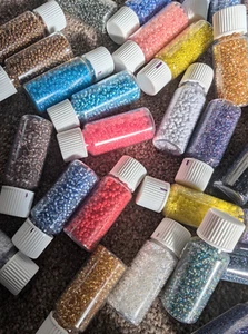 10 bottles of 15g 2mm bead mix, bead sale, seed bead value, assorted size 11/0 - Picture 1 of 2