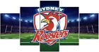 NRL  New Sydney Roosters Rugby League Canvas Print  wall art Home Decor