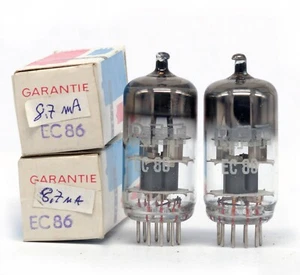 MATCHED PAIR EC86/6CM4 RFT NOS Tube Lampe Röhre Valve Valvola Valvula 진공관 真空管 电子 - Imagen 1 de 1