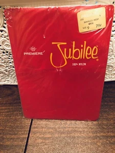 Premiere Jubilee nahtlose Mesh beige Strumpfhose Gr. 9 Nylon neu nicht geöffnet - Bild 1 von 2