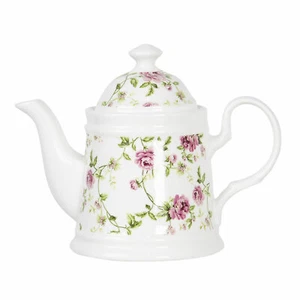 Tetera Clayre & Eef Romantic Rose Porcelana 20*12*17 cm / 0,6L 6CETE0091 - Imagen 1 de 1