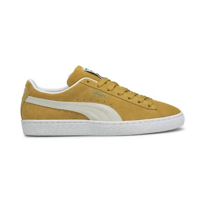 Puma Suede Classic XXI 37491505 Mens Yellow Suede Lifestyle Sneakers Shoes - Image 1 of 4