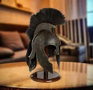 Greek Achilles Spartan Helmet Movie King Leonidas Medieval Roman Liner Gift Item - Picture 1 of 6