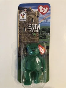Ty McDonalds Beanie Baby Erin With ERRORS 1993/1997 Retired Bear - Picture 1 of 3