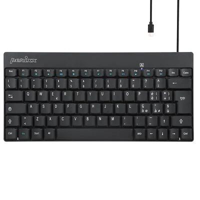 PERIBOARD-422 Mini-Tastatur USB-C Anschluss Typ C italienisches Layout schwarz - Bild 1 von 4
