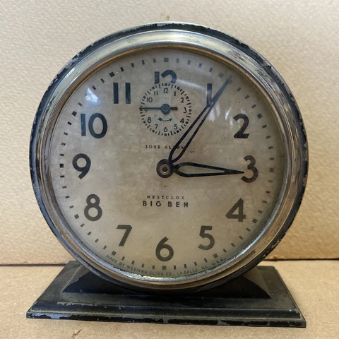 Vintage Westclox Big Ben Chime Loud Alarm Clock (working!) Cover