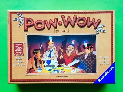 POW WOW Brett Spiel RAVENSBURGER Komplett NEU Indianer BLUFF Party OVP Box 2006 - Bild 1 von 4