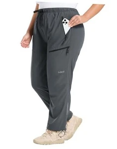 Plus Size Pants for Women Hiking Cargo Water Resistant 4X-Large Plus Dark Gray - Picture 1 of 8