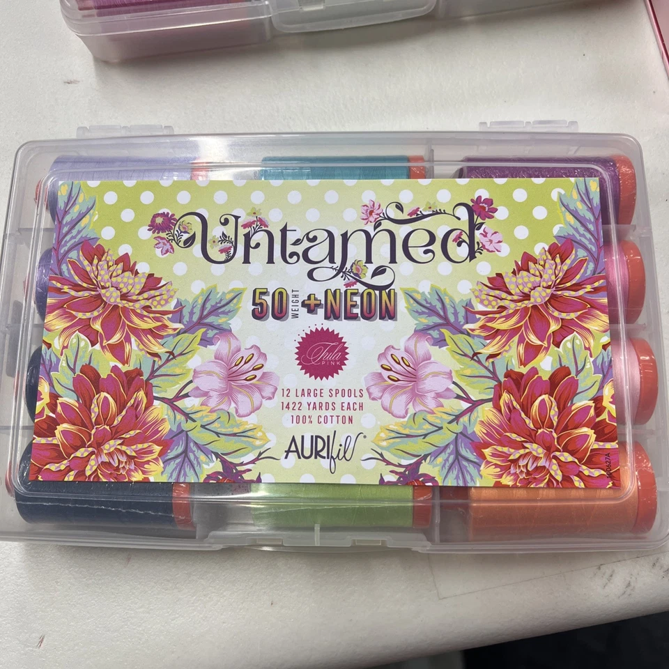 AURIFIL TULA ROSA COLECCIÓN INDÓMITA 12 CARRETES GRANDES 100% ALGODÓN 50WT Foto 1 de 1