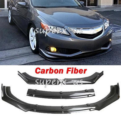 For Acura RDX 2010-2023 Front Bumper Lip Splitter Spoiler Body Kit Carbon Fiber Foto 1 de 4