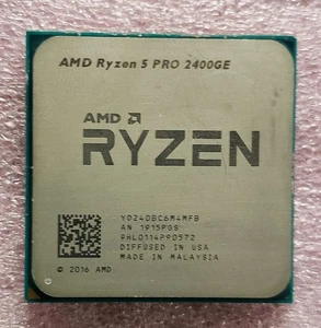 AMD Ryzen 5 Pro 2400GE 3,2-3,8 GHz 4-Core 8-Thread AM4 CPU Radeon 11 GPU 35W - Bild 1 von 3