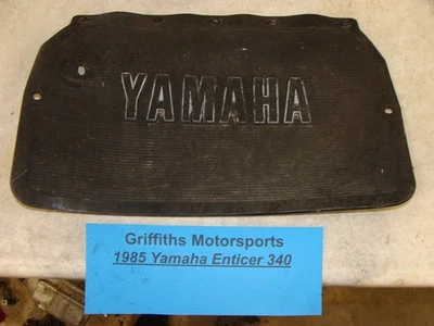 1985 YAMAHA ENTICER ET340 8Y2 oem rubber rear snowflap snow mud flap 300 250 - Image 1 of 4