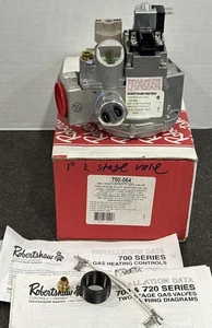 Robertshaw 700-064 Valvola Gas 24V 1” 2 Stadi Accensione Pilota 7000DER2-HC-4-S7C🔥 - Foto 1 di 14