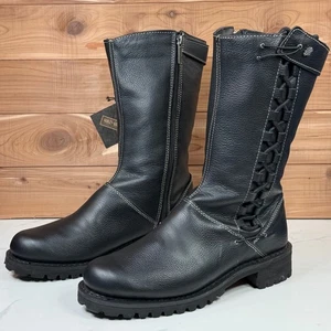 Harley Davidson Women's Melia Welted 10-Inch Motorcycle Boots D85054 size 10 M - Picture 1 of 13