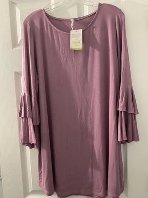 Women’s 3/4 Sleeve Bamboo/viscose Top - Image 1 of 2