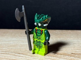 LEGO Ninjago Lizaru Minifigure Snake Rare njo068 9557 Vintage