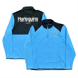 Harlequins Rugby 1/4 Zip Top Men's Castore Midlayer Training Top - New - Picture 1 of 3