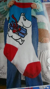 Knitting Pattern For Lovely Moomin Christmas Stocking In D.K- 20ins long - Picture 1 of 2