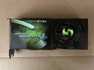 EVGA NVIDIA GEFORCE 9800 GTX 512 MB DDR3 SDRAM PCI EXPRESS X16 VIDEO CARD - Picture 1 of 6