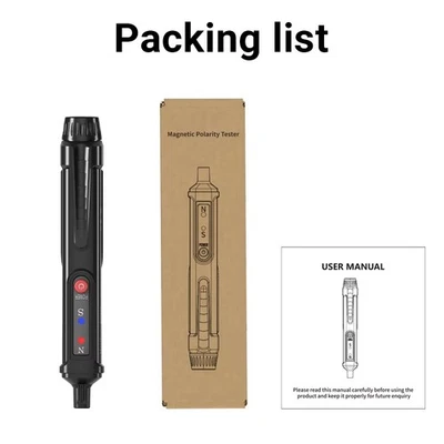 Magnetic Pole Tester - Accurate N/S Polarity Identification Pen for Magnet Sensi - Image 1 of 3