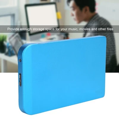 Blue 320GB Mobile Hard Disk Basic Storage HDD External USB3.0 2.5in Hard Dr OH - Image 1 of 4