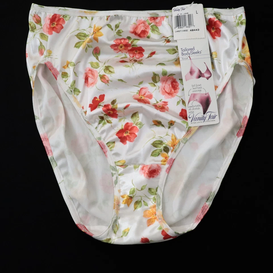 NUEVO Vanity Fair De Colección Body A Medida Elastizado Satén Corte Alto Calzoncillo Panty GRANDE Foto 1 de 4