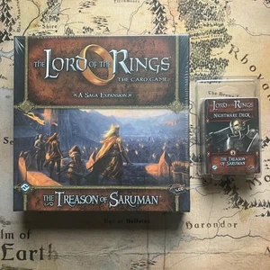 Lord of the Rings: The Card Game - The Treason of Saruman w/ Nightmare Deck - Picture 1 of 1
