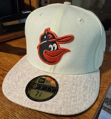 New Era MLB Baltimore Orioles 1966 World Series Match Up  59Fifty Hat Cap 7 5/8 - Image 1 of 4