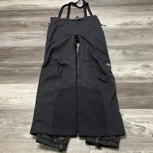 Mountain Hardwear Conduit Black Mens Medium Short Ski Snowboard Snow Bib Pants - Picture 1 of 12