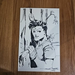 MIKE RAABE - 7"×10" | Magic The Gathering | Original Art | Cliff Collection 2 - Picture 1 of 6