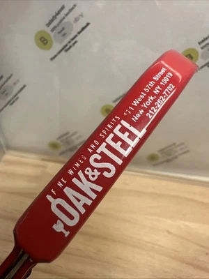 “OAK & STEEL” Branded Houdini Waiter's Corkscrew Wine Key w/Foil Cutter 5” - Image 1 of 4