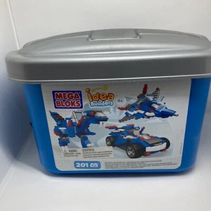 MEGA BLOKS IDEA BUILDERS Gebäude Starter Set 201 Teile in Wanne Alter 4+ NEU! - Bild 1 von 3