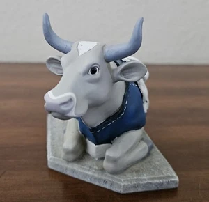 Cow Parade "MooShoe" 2000 #9125 Blue Sneaker Shoe Cow Figurine. Numbered. VTG - Picture 1 of 9