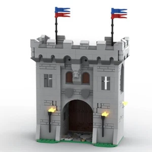 Puerta modular medieval 454 ladrillos ZITIANYOUBUILD sin usar, en caja, construir regalo de Navidad - Imagen 1 de 6