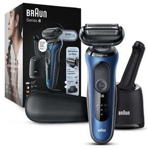 Braun Series 6-6172cc Rechargeable Wet & Dry Shaver + Smart Care Center - Picture 1 of 8