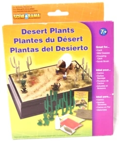 Scena A Rama piante del deserto manca colla fibra fogliame ed erba selvatica - Foto 1 di 5