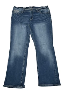 Vigoss Marley Skinny Boot Cut bestickte Tasche Stretch Jeans Damen Gr. 20 - Bild 1 von 14