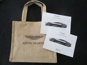 2018 2019 Aston Martin DB11 Coupe Brochure Card Set & Rattan Flower Bag Catalog - Picture 1 of 8