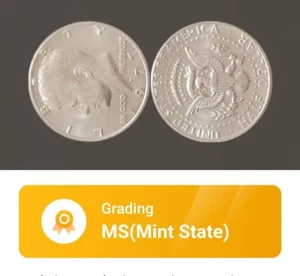 1977 D DOUBLED DIE OBVERSE 50C KENNEDY HALF DOLLAR #194831 - Picture 1 of 24