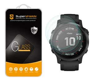 3 x protection d'écran en verre trempé pour saphir Garmin Fenix 6S/6S Pro/Solar/6S - Photo 1 sur 5